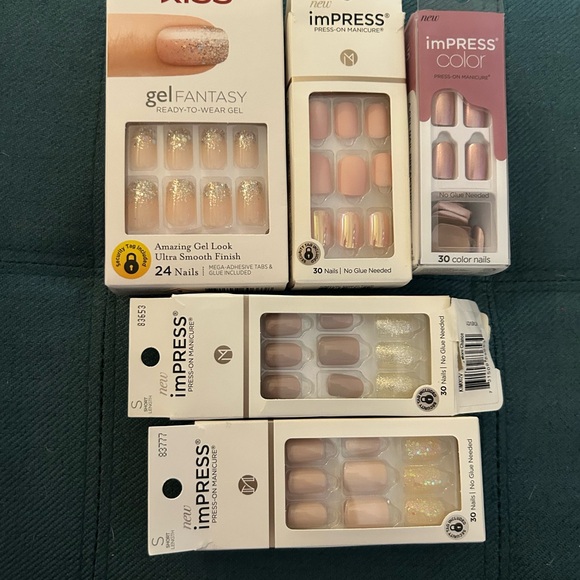Various Other - NWOT New Impress Kiss Press On Nail Lot